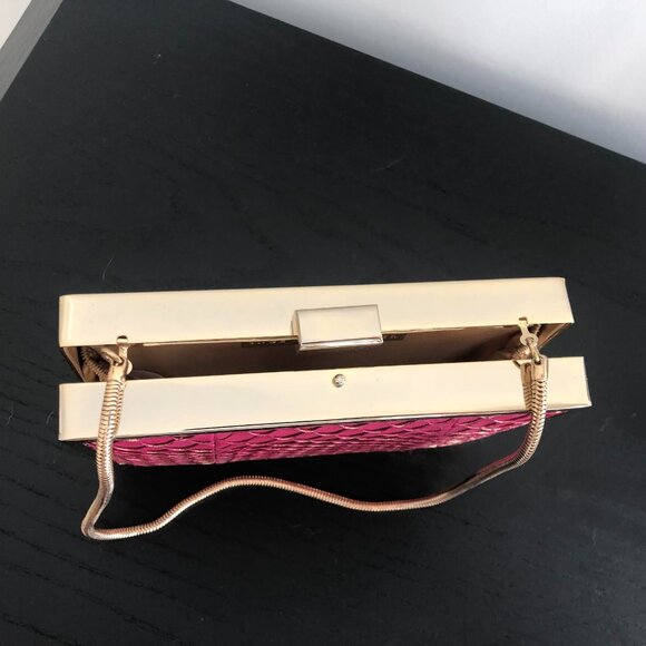 Inge Christopher Raspberry Clutch - Picture 2 of 3